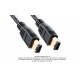 Cable FireWire 400 IEEE 1394 - 6 a 6 pines 10 m